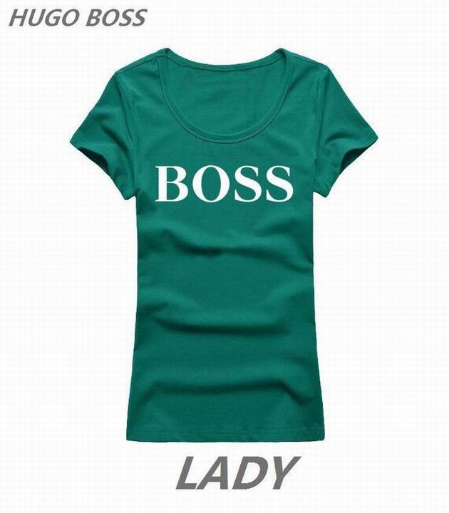 BOSS short round collar T woman S-XL-075